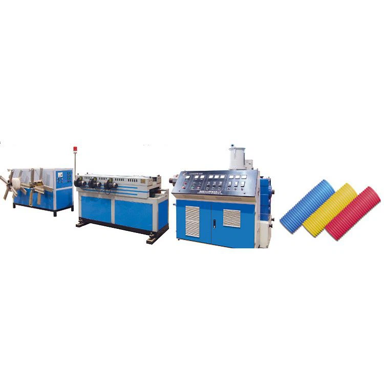 Mažo skersmens gofruotos vamzdžių gamybos linija