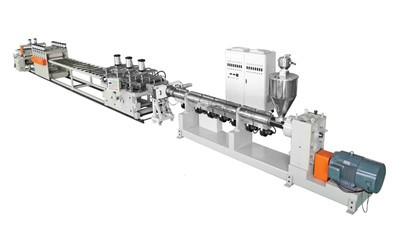 PP PC tuščiavidurių tinklelių plokščių gamybos linija