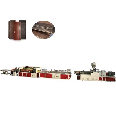 PVC durų plokščių sienų plokščių gamybos linija